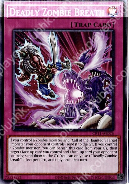 CR11-AE076  Deadly Zombie Breath
(死亡殭屍吐息)
