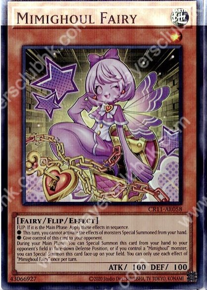 CR11-AE058 (SR)Mimighoul Fairy(寶箱食屍鬼 妖精)