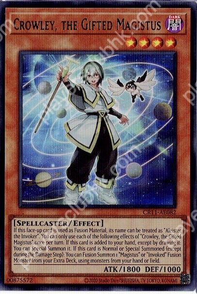 CR11-AE082 (UR) Crowley, the Gifted Magistus(天賦的魔導士 克勞利)