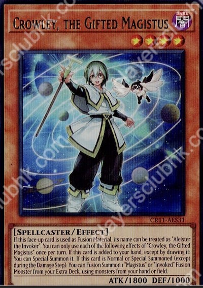 CR11-AES31 (UR)Crowley, the Gifted Magistus(天賦的魔導士 克勞利)