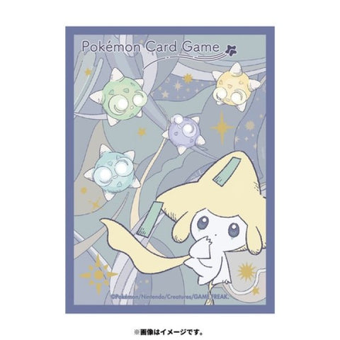 Pokemon Center Original Card Game Sleeve Jirachi HOSHI Tsunagi Premium Gloss 64 sleeves