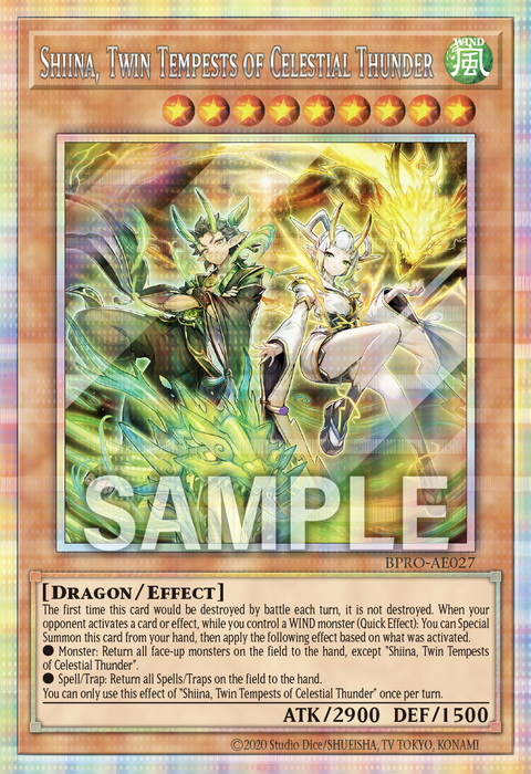 BPRO-AE027 (PSER)Shiina, Twin Tempests of Celestial Thunder