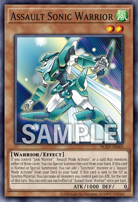 BLZD-AE005 Assault Sonic Warrior(爆裂音速戰士)