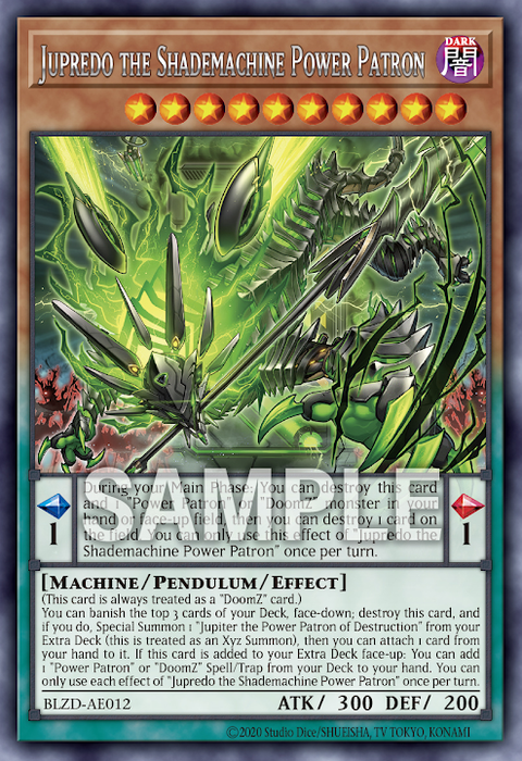 BLZD-AE012 (R)Jupredo the Shademachine Power Patron(獄神影機 澤格雷德)