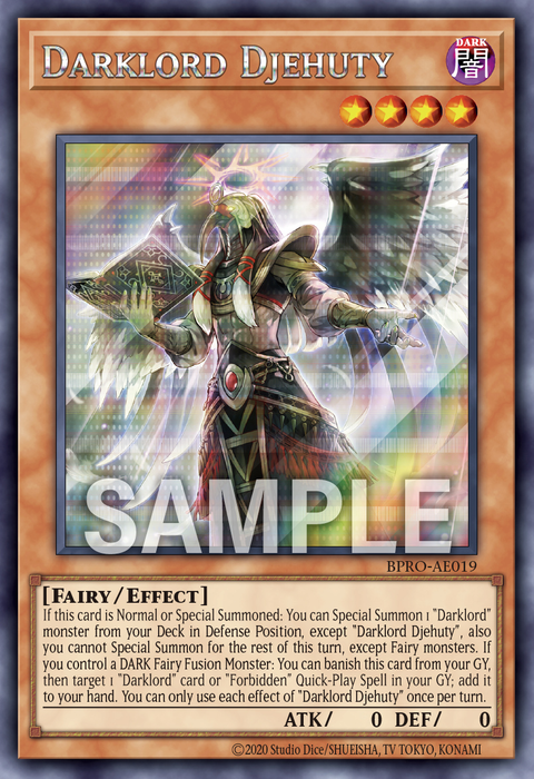 BPRO-AE019 (SER)Darklord Djehuty