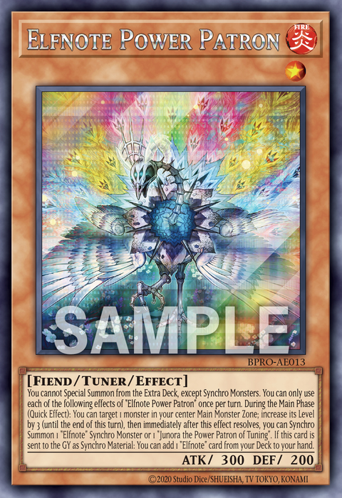 BPRO-AE013 (SER)Elfnote Power Patron