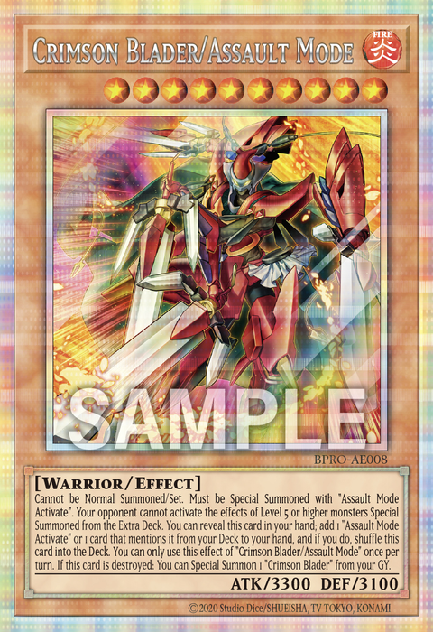 BPRO-AE008 (PSER)Crimson Blader/Assault Mode