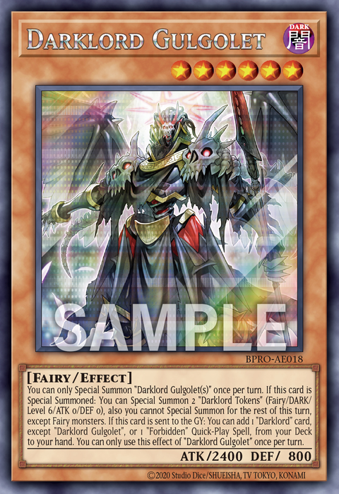 BPRO-AE018 (SER)Darklord Gulgolet