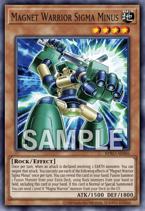 BPRO-AE006 Magnet Warrior Sigma Minus