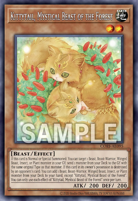 CORI-AE095 (R)Kittytail, Mystical Beast of the Forest