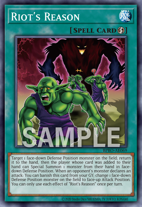 BPRO-AE069 Riot's Reason