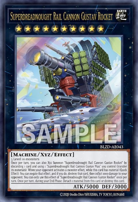 BLZD-AE043 (UR)Superdreadnought Rail Cannon Gustav Rocket(超重型砲塔列車 古斯塔夫火箭砲)