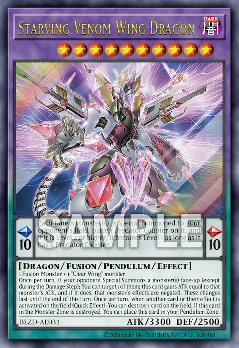 BLZD-AE031 (UR)Starving Venom Wing Dragon(霸王暴龍 飢餓毒翼龍)
