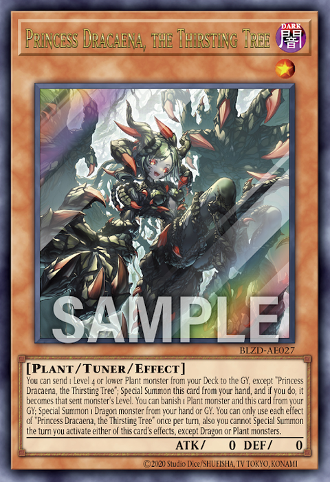 BLZD-AE027 (UR)Princess Dracaena, the Thirsting Tree(血樹龍姫 朵拉塞蕾爾)