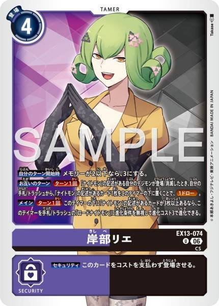 EX13-074 (U)
岸部理惠