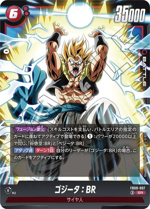FB09-007
SR
ゴジータ：BR