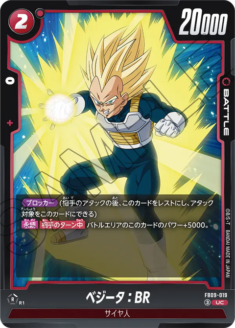 FB09-019
UC
ベジータ：BR