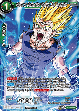 P-257 Prince of Destruction Vegeta, Evil Awakened – playersclubtcg