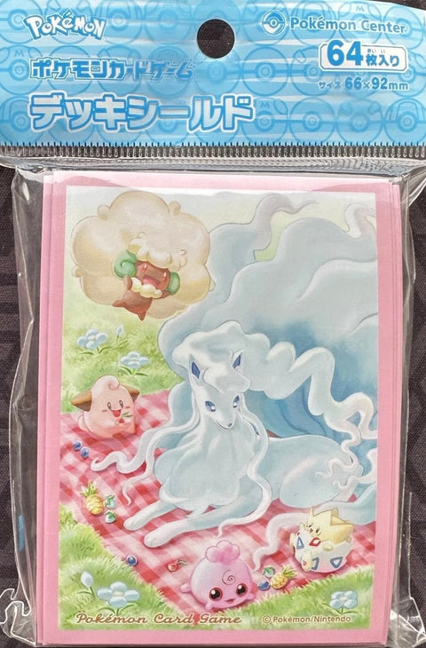 Pokémon Center Deck Shield Card Sleeves 64ct 66x92mm Fairy Theme Ninetales